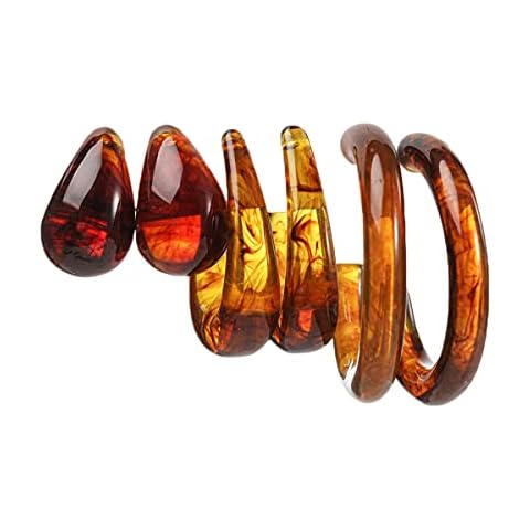 Resin Hoop Earrings for Girls