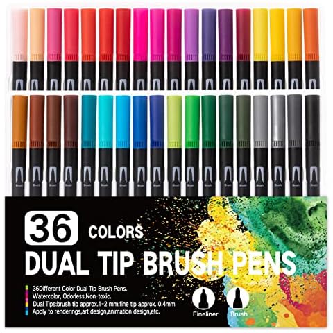  RIANCY Set of 48 Sipa Fine Tip Pens 0.4mm Felt Tips