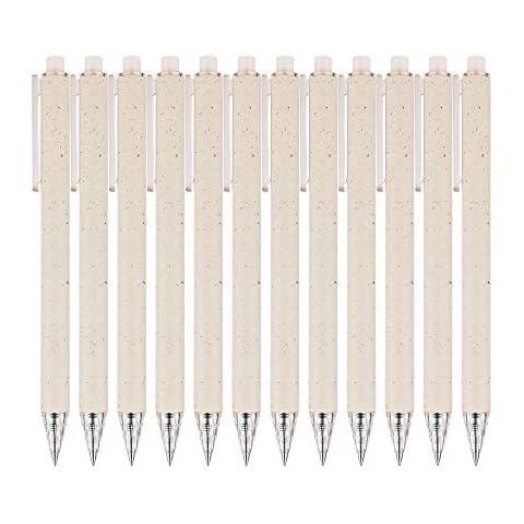 12pcs Gel Pen Set Fine Point Needle Tip 0.5mm Black/Blue Ink For Journaling  Notetaking Drawing Sketching Smooth Writing Non Bleed