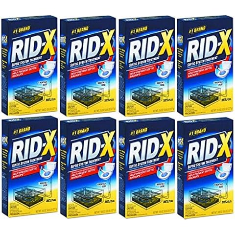 RID-X Septic Tank Treatment, 3 Month Supply of Powder, 29.4Oz, 100