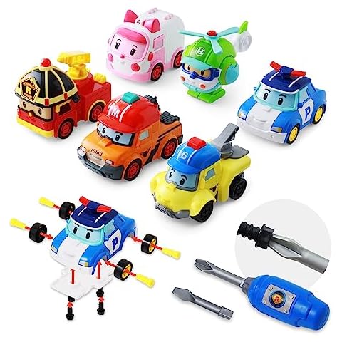 Robocar Poli Toys, Mobile Headquarters, 3-in-1 Transforming Police HQ  Trailer Truck Toy with Vehicle Launchers & 1 Poli Die-Cast Car, Kids Toys  for