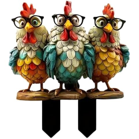Rooster Decorative Garden Stakes
