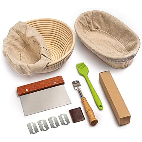 Reggimi Banneton Bread Proofing Basket Set – 27 Piece Bread Making