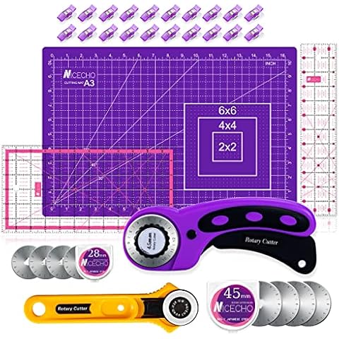 Rotary Cutter SetSewing Quilting Supplies45mm Fabric CuttersA3