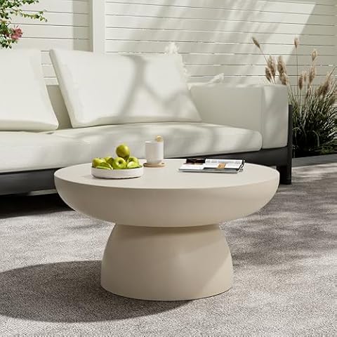 Round Patio Coffee Tables