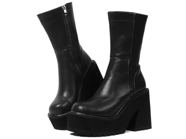 Round Toe Platform Boots for Women thumbnail