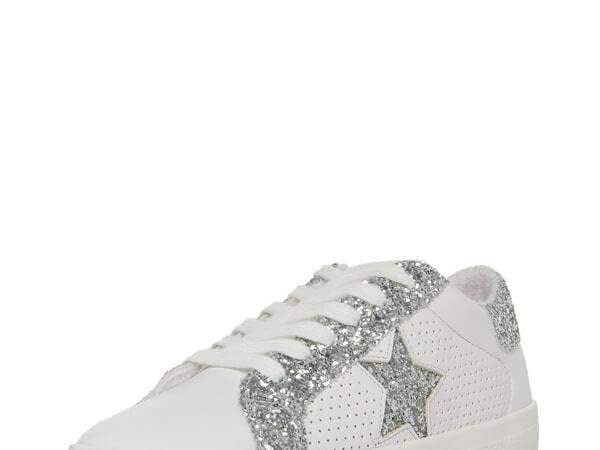 Contrast Round Toe Sneakers