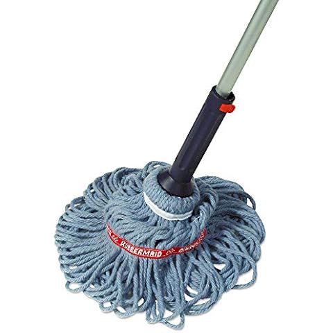  Self-Wringing Twist Mop for Floor Cleaning, Long Handled  Microfiber Floor Mop with Top Scouring Pad for Kitchen, Hardwood,  Restaurant, Bathroom, Garages, Warehouses, Office, 57-inch : Health &  Household