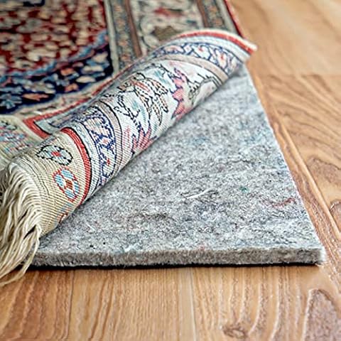 Mohawk Ultra Premium 100 Recycled Felt Rug Pad 8'x10' 1/4 Inch Thick Safe  for sale online