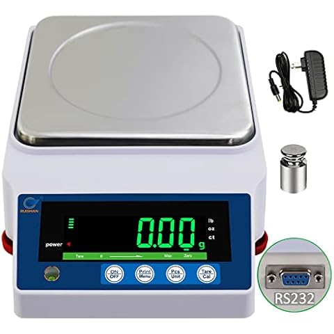 CGOLDENWALL Lab Scale 0.001g Laboratory Analytical Balance Digital Jewelry  Weighing Scale 1mg Precision Electronic Scientific Scale Calibrated 110V