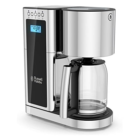 Aigostar Programmable Coffee Maker, 8 Cup Coffee Maker with Glass Carafe,  Auto Pause Small Coffee Maker