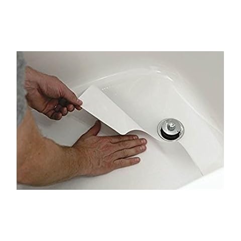 16 X 34 Jessup 4100 Vinyl Non-Slip Tub Adhesive Bath Mat Clear