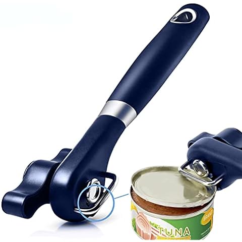 DanDam Manual Can Opener, Tin Cutter Kitchen, No Sharp Edge, Comfortable  Soft Handle, Easy to Use Turn Knob, Durable Can Opener, Includes Built in  Bottle Opener, Best Can Opener, Black - Yahoo