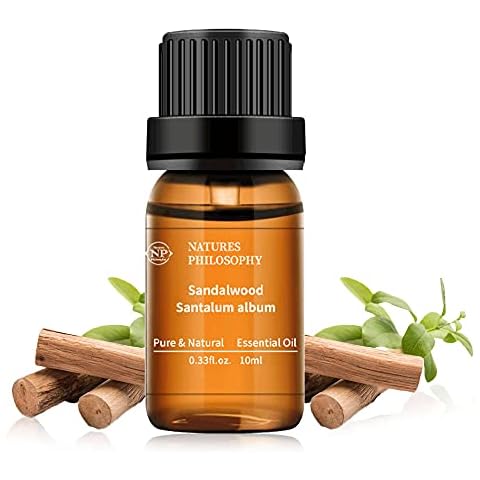 Sandalwood Essential Oil, ESSLUX Aromatherapy Essential Oils for Diffuser,  Massage, Incense, Candle Making, Perfume, 30 ml