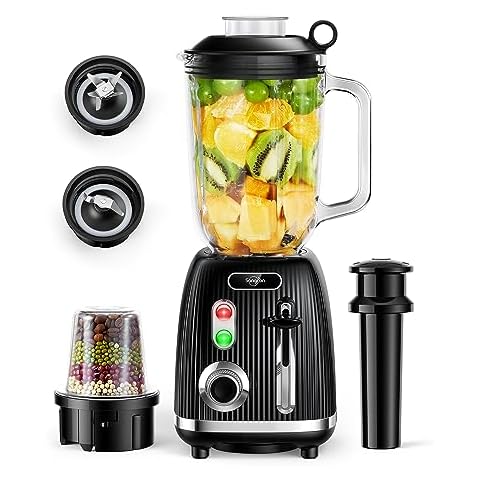 Sangcon 5 in 1 Blender and Food Processor Combo for Kitchen , Small Electric Food Chopper for Meat and Vegetable