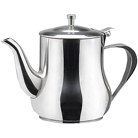 Winco (JB2928) 28 oz. Stainless Steel Gooseneck Teapot