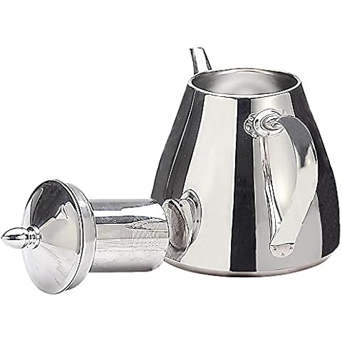 SANQIAHOME Small Stainless Steel Teapot (Silver 570 ml)