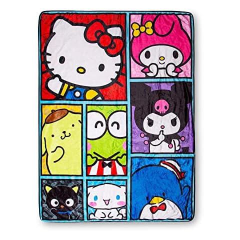 Hello Kitty 'Snowy Kitty' Woven Tapestry Throw