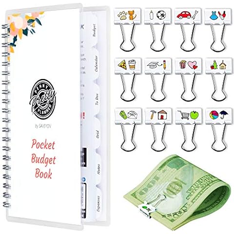 Saveyon Set of 70 a6 Budget Sheets for A6 Binder