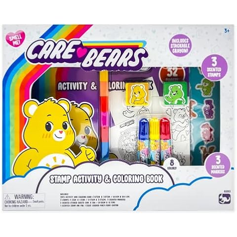 Scenticorns art supplies, coloring set, drawing kit, book - scentimals  sweet scented activity set - kids art supplies - markers, crayons