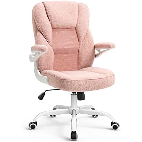 SEATZONE Home Office Chair Ergonomic Executive Desk Portable Pink