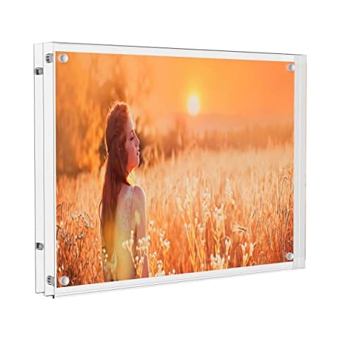 12 Pack 4 x 6 Magnetic Picture Frames Holds 4 x 6 Inches Photo for  Refrigerator by Freeze-A-Frame Made in the USA