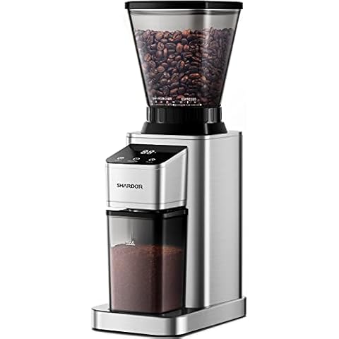 BioloMix Automatic Conical Burr Mill Coffee Grinder with 31 Grind Sett in  2023