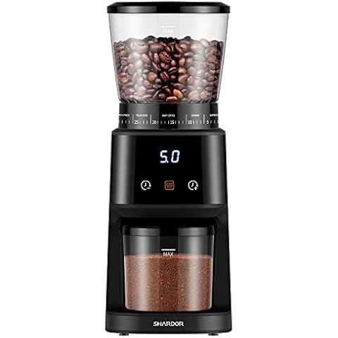 Nueve&Five Cordless Coffee Grinder With Timer, Automatic Coffee Grinder  Espresso, Adjustable Coffee Bean Grinder Electric With Removable Stainless