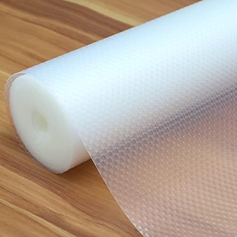 Drawer and Shelf Liner, Non Adhesive Roll, 17.5 Inch x 10 FT, Durable and  Strong, Grip Liners for Drawers, Shelves, Cabinets, Storage, Kitchen and  Desks, Beige 