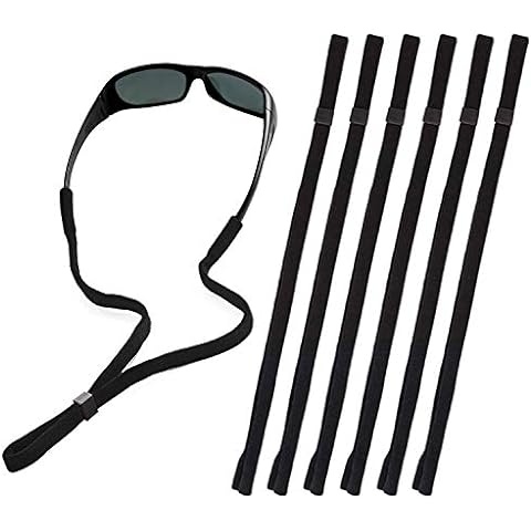  JM 2 Pack Elastic Silicone Eyeglasses Strap Holder