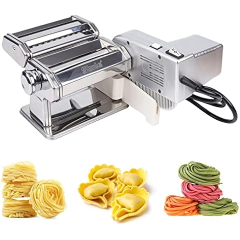 Customized 9 Rollers Electric Noodle Machine 750 Watt Noodles