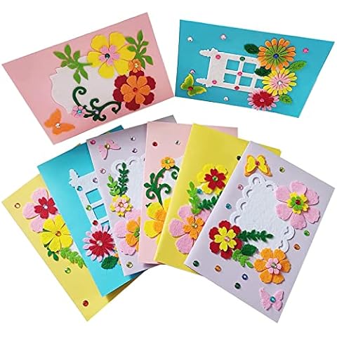 Paper Card Making Kits Colorful Handmade Greeting Card Kits DIY