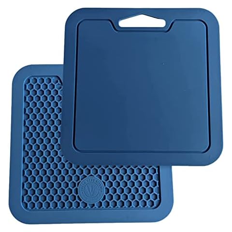 Liflicon Durable Silicone Cutting Board Veggie Cut Prep Nonslip Flexible  Thick Chopping Boards Antimicrobial Thick Cutting