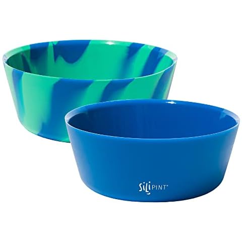 Small Silicone Bowls, 4 Pack 8oz Prep Bowls Unbreakable Ice Cream Snack Bowls Side Dishes Small Bowls for Dipping Prep Dessert Serving, Oven and Dishw
