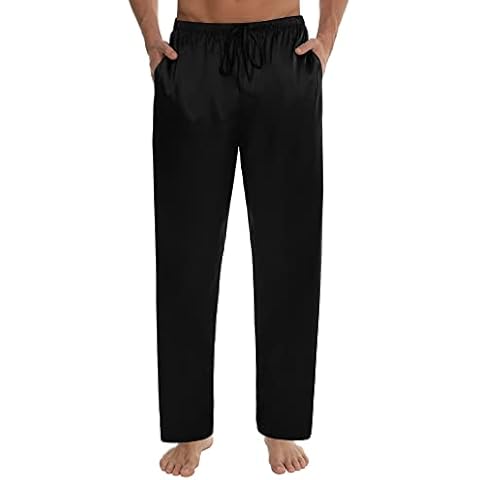 Silk Pajama Bottoms for Men