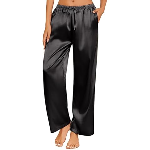 Silk Pajama Bottoms for Women
