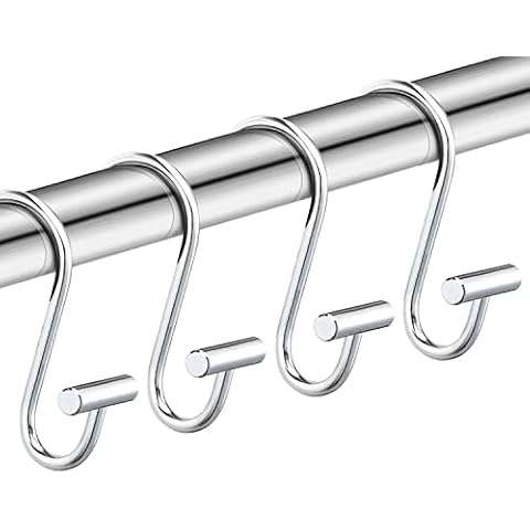 The 10 Best Chrome Shower Curtain Hooks of 2023 (Reviews) - FindThisBest