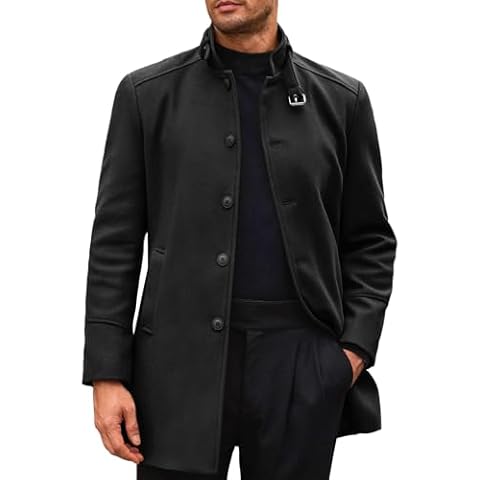 Single-Breasted Trench Coats for Men