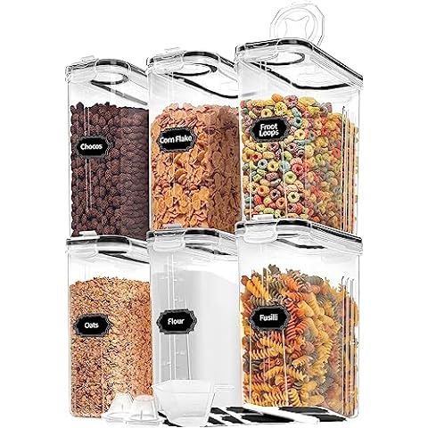 Skroam 36 Pack Food Storage Containers with Lids (18 Airtight Kitchen  Storage Co