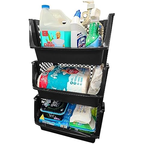 Skywin Drawer Storage 2 Tier Sliding Cabinet Pull Out Organizer | Bathroom Organizer | Under Sink Organizers and Storage | Cabinet Organizers and