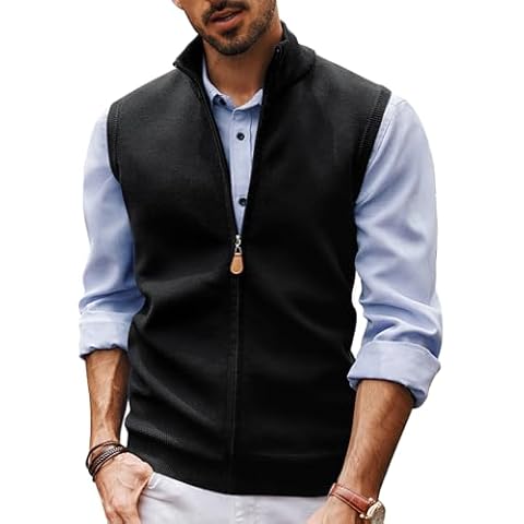 Sleeveless Sweater Vests for Men