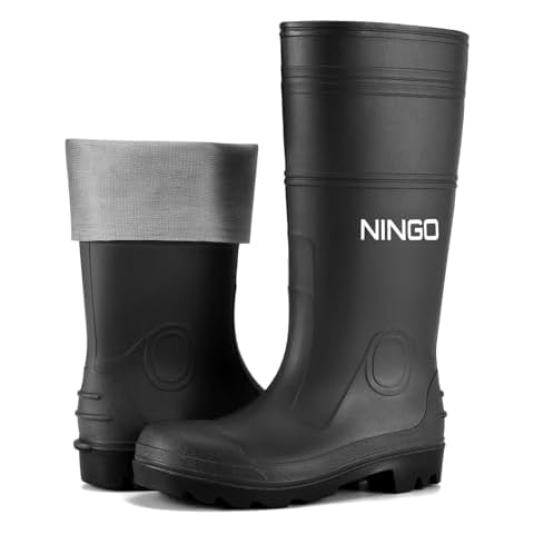 Slip Resistant Rain Boots for Men