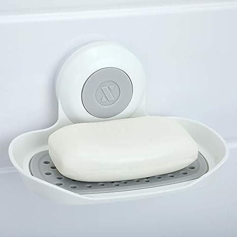 Soap Dish With Suction Cup, Shower Soap Dish 3kg Waterproof Holder For Bathroom  Shower Wall Tile, Soap Box With Suction Cup Botao