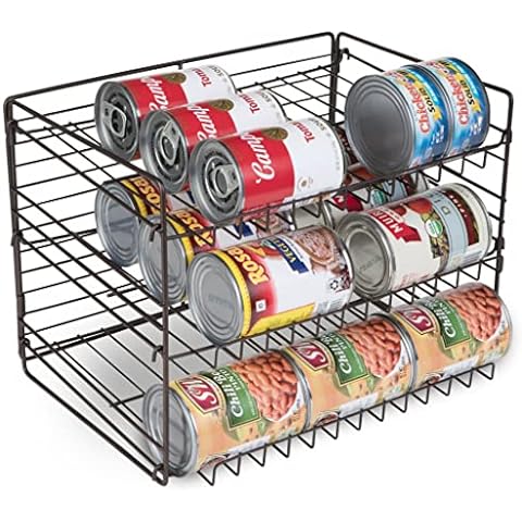 SCAVATA 2 Pack Skinny Can Organizer for Refrigerator, Stackable Tall Skinny  Soda Pop Can Holder Dispenser with Lid for Fridge Pantry Rack Freezer,  Clear Plastic Storage Bins-Holds 12 Slim Cans Each 