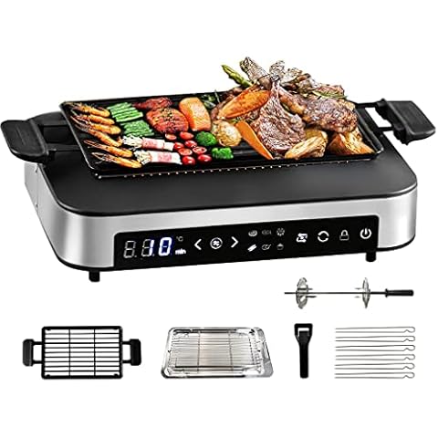 Eficentline 7.5Qt Buffet Server and Warmer,Electric Food Warmer for Parties,Stainless  Steel Warming Trays with Adjustable Temperature,2x 2.5 Qt & 2x1.25 Qt  Warming Pans,2 x Silicone Kitchen Tongs
