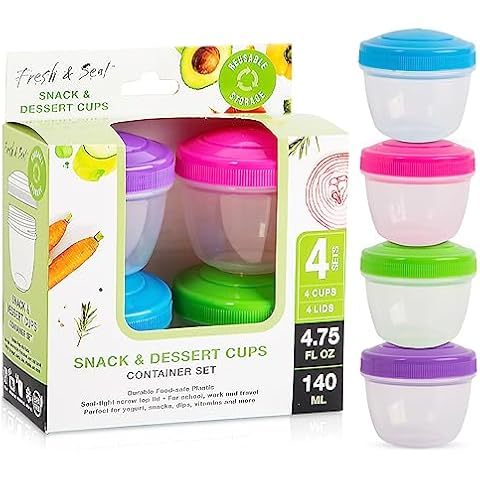Sieral 36 Pack Freezer Storage Containers With Lids, Reusable