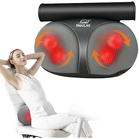 MoCuishle Back Massager with Heat, Shiatsu Back and Neck Massager, Electric  Shoulder Massager, Kneading Massager Back, Relax Back Pain, Neck Pain,  Massage Pillow for Back, Neck, Leg Navy