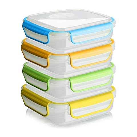 Tessco 4 Pcs Kids Sandwich Container 20 oz Food Storage Containers Toast  Shape Sandwich Box Reusable…See more Tessco 4 Pcs Kids Sandwich Container  20