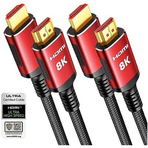Cable Matters 2-Pack Ultra Thin HDMI Cable 6 ft, Support 4K@60Hz, Ultra  Slim HDMI Cable 4K Rated with Ethernet, HDR Support for PS5, Xbox Series  X/S