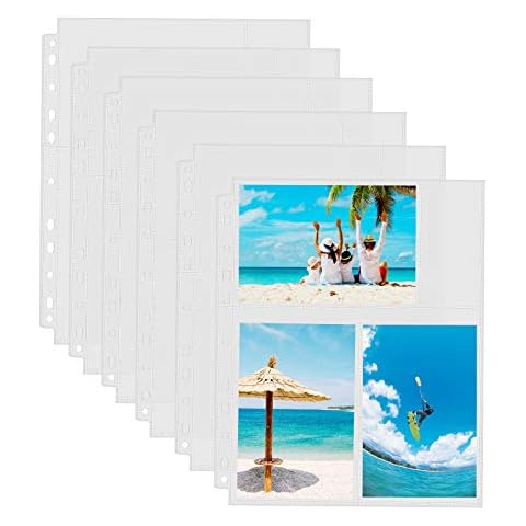 10 BCW 5X7 Postcard Photo Topload Holder + 10 BCW 5X7 Soft Sleeves
